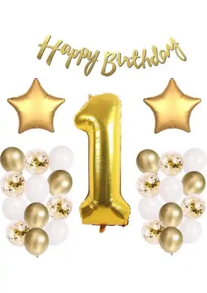 Patla<dı> Gitti Gold ve Gümüş Konsept 2 Yaş Doğum Günü Kutlama Setleri Karşılaştırması