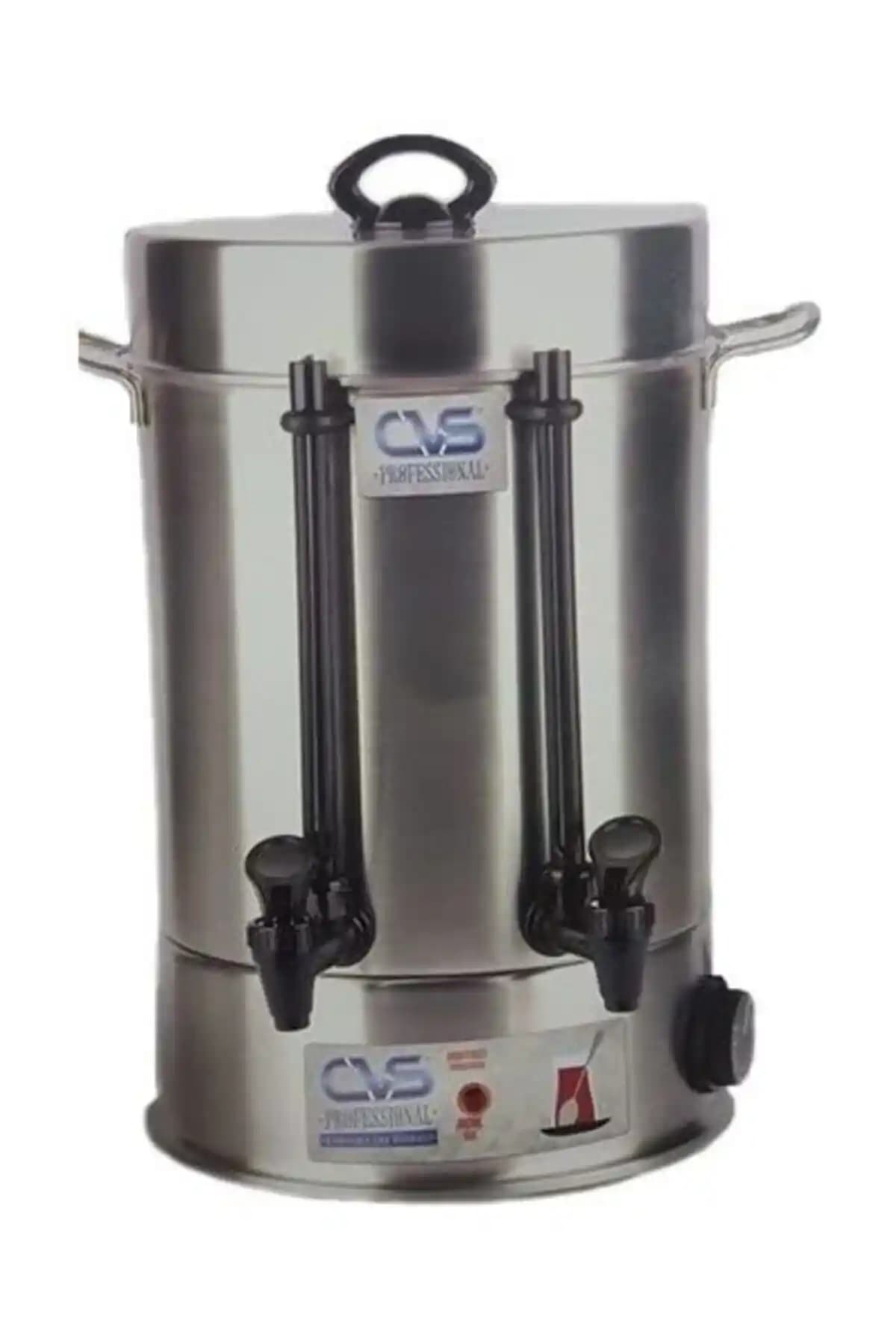 CVS Dn91105 Elektrikli Çay Makinesi: 40 Bardak Kapasiteli Profesyonel ve Dayanıklı Çay Otomatı