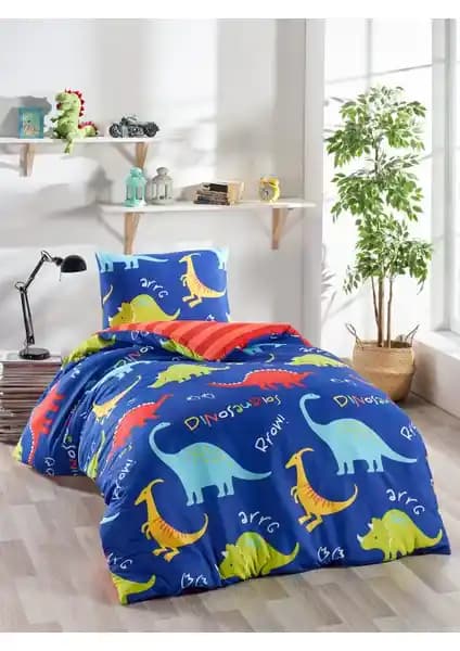 Enlora Home Junior Tek Kişilik Dinazor Temalı Mavi Nevresim Seti Özellikleri ve Değerlendirmesi
