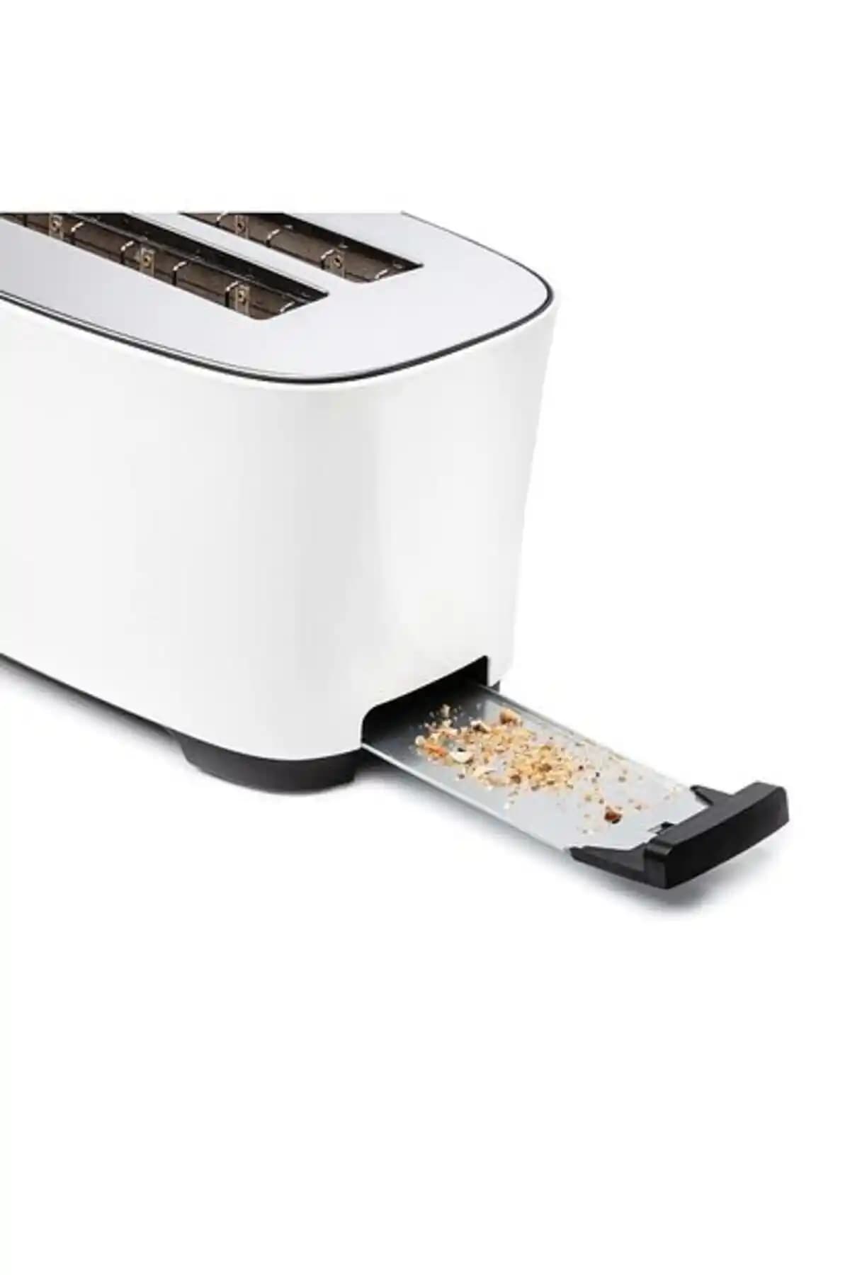 Fakir Ladiva Beyaz Ekmek Kızartma Makinesi: 4 Dilim Kapasiteli ve Buz Çözme Fonksiyonlu