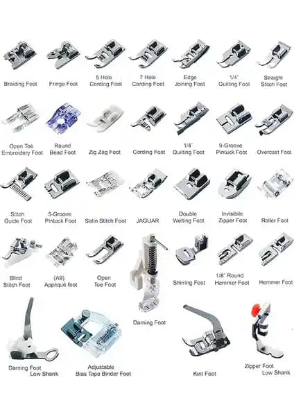 İşkur Makine Ev Tipi Aile Dikiş Makinası 32 Parça Ayak Seti Detaylı İncelemesi