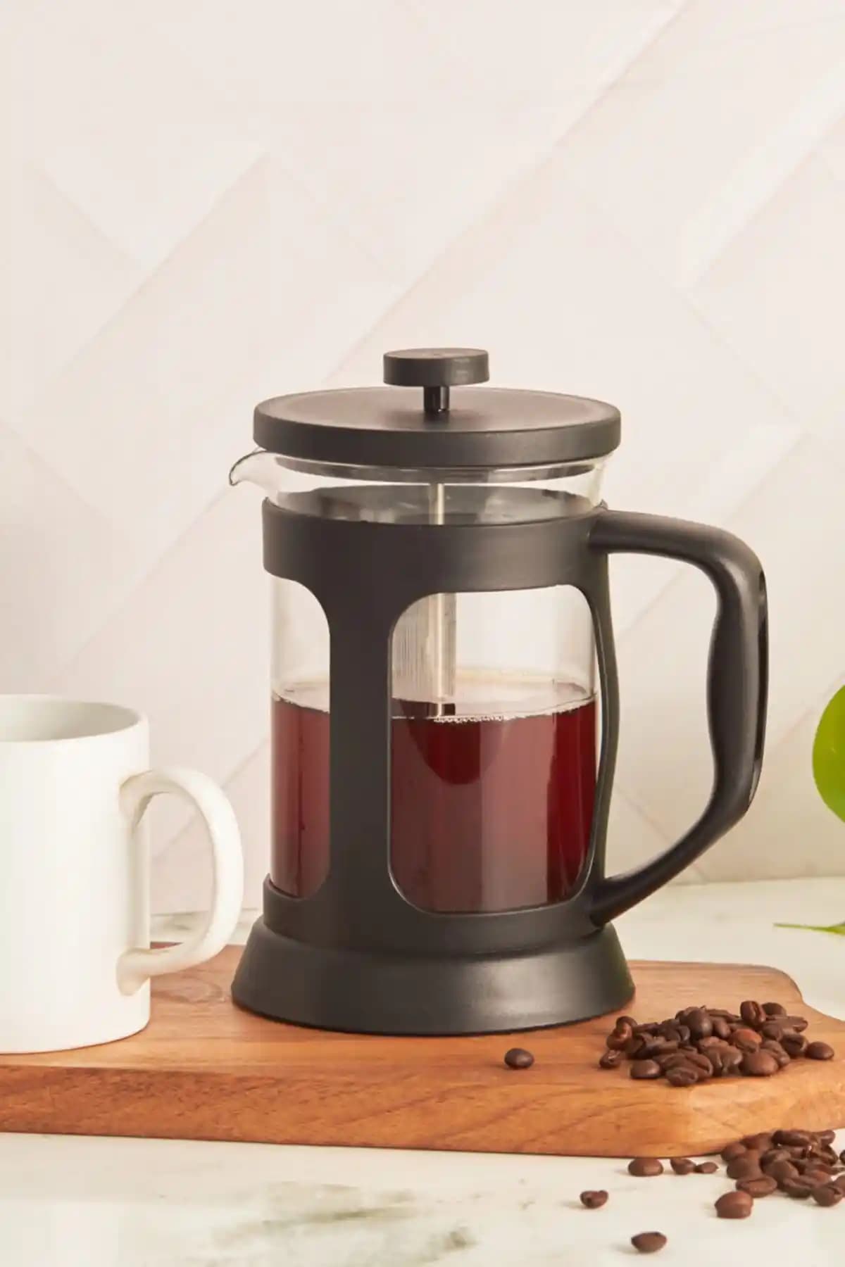 Karaca Cookplus Column Borosilikat Cam Siyah French Press 800 ml ile Kahve ve Çay Keyfi