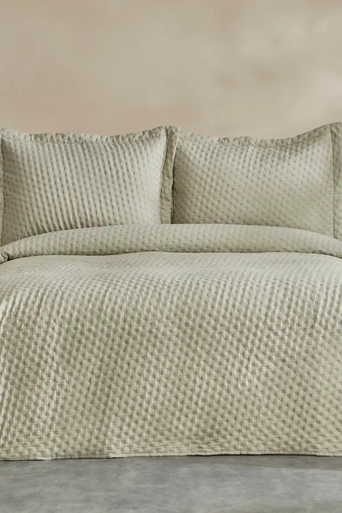 Karaca Home Breeze Soft Tek Kişilik Adaçayı Yeşili Yatak Örtüsü 160x240 cm