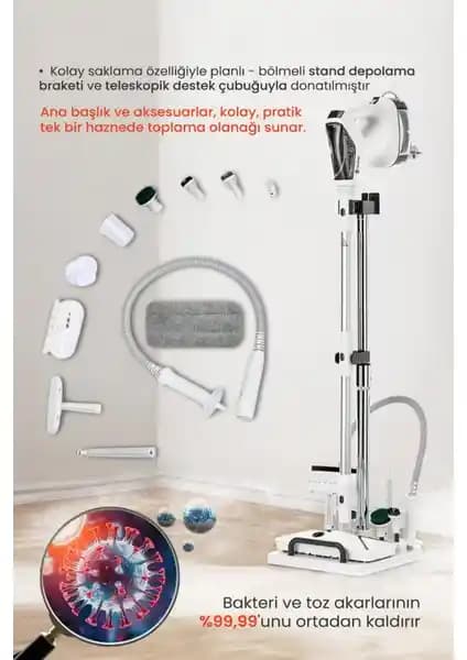 Youban KF1804 Çok Fonksiyonlu Buharlı Temizlik Makinesi ile Doğal ve Etkili Ev Temizliği