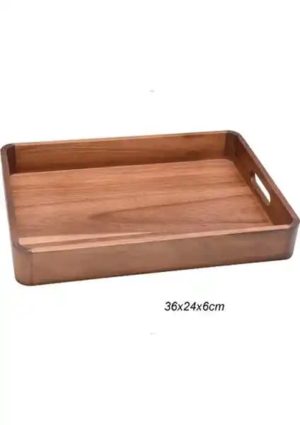 Akasya Küçük Dikdörtgen Tepsi: Çok Amaçlı ve Şık Mutfak ve Servis Ürünü