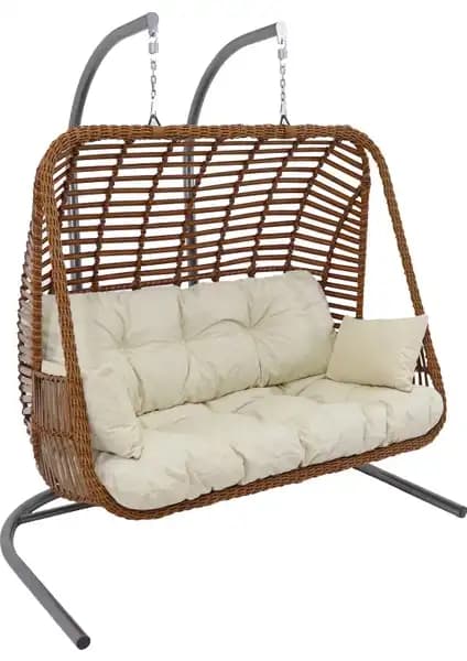 Bahçe ve Balkonlar İçin Monalin ve Tu Tienda Rattan Salıncağı Karşılaştırması 1