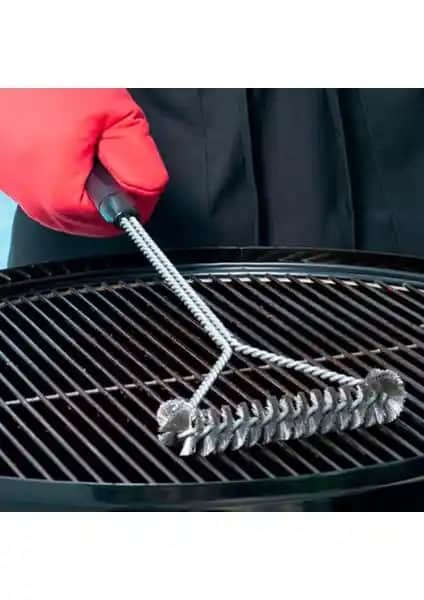 BakGelAl Paslanmaz Çelik Izgara Temizleme Fırçası ile Mangal Temizliği Artık Daha Kolay