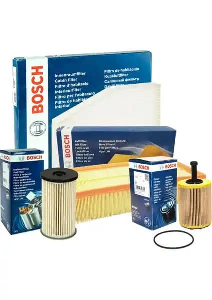 Bosch Jetta 1.6 TDI Dizel Filtre Bakım Seti 2011-2015 Model Uyumlu Güvenilir Çözüm