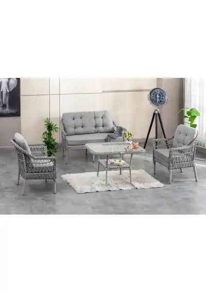 Btk Concept Milas 2'li Bahçe ve Balkon Takımı: Modern ve Dayanıklı Dış Mekan Mobilyası