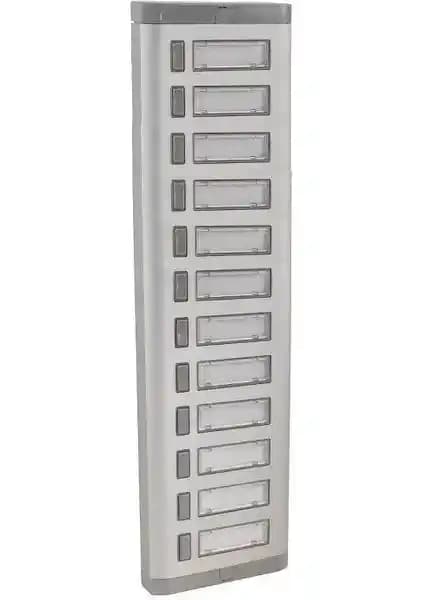 Çebi 12'li Alüminyum Zil Butonu Modern Tasarım ve Dayanıklılık Sunar