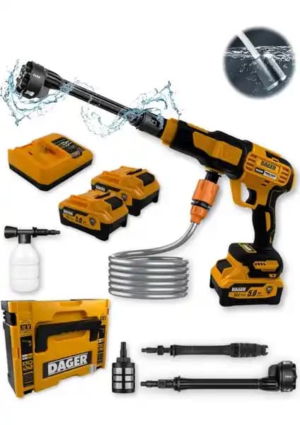 Dager AQUA FORCE 36V Kablosuz Yüksek Basınçlı Temizlik Makinesi Özellikleri ve Kullanım Alanları