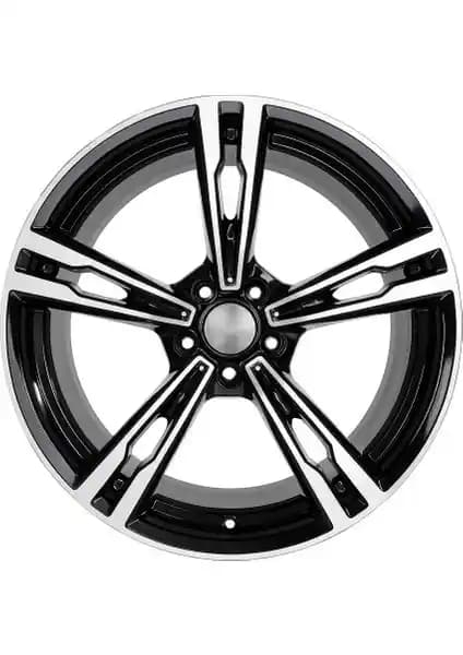 Değer 19 inç Siyah Elmas Detaylı 5 Delikli Jant Seti Yüksek Performans ve Estetik