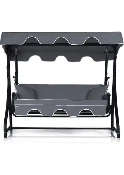 Erinöz Olea 3 Kişilik Yatarlı Salıncağı Bahçe ve Teraslar İçin Dayanıklı ve Estetik Oturma Seçeneği