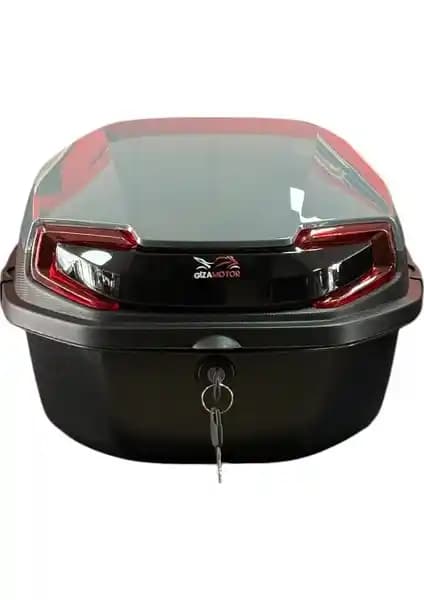 Giza Motor 33 Litre Kapasiteli LED Aydınlatmalı Motosiklet Çantası Güvenilir ve Dayanıklı Tasarım