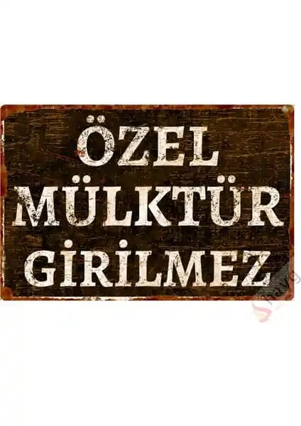 Hayg Equipment Metal Uyarı Levhası Güvenlik ve Dekorasyon İçin Dayanıklı Tasarım