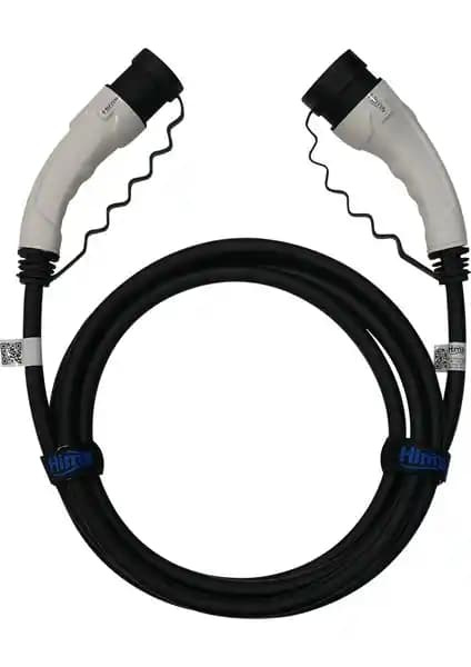 Hims EMEF-22T2-SB-3 22KW Tip 2 Beyaz Soket Elektrikli Araç Şarj Kablosu