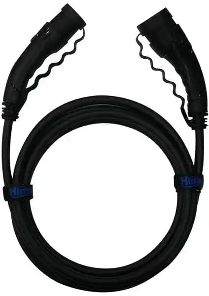 Hims EMEF-22T2-SS-5 22KW Tip 2 Siyah Elektrikli Araç Şarj Kablosu Detayları