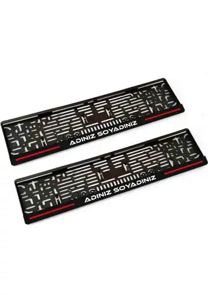 İsme Özel Çizgili Model Plakalıklar: Dayanıklı ve Estetik Araç Plaka Çözümü