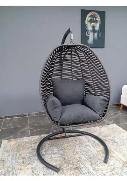 İstanbul Mob Tek Kişilik Bahçe ve Balkon Salıncağı: Dayanıklı ve Estetik Tasarım