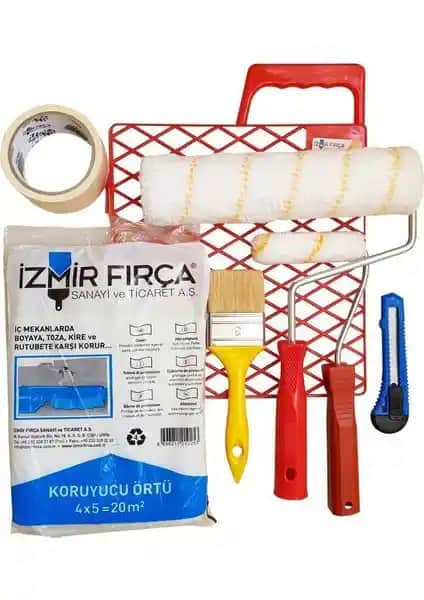 İzmir Fırça Pratik Boyacı Seti 25 cm: Çok Yönlü ve Uygun Fiyatlı Boya Araçları