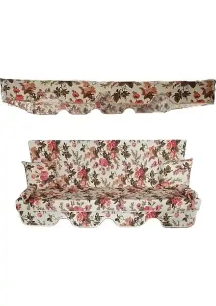 Kapella 3 Kişilik Lüks Salıncak Kılıf Seti Bahçe ve Dış Mekan Kullanımı İçin