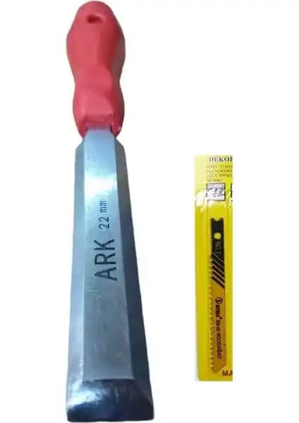 Makro Yapı Ark Iskarpela Ahşap Düzeltme ve Oyma Keskisi Profesyonel Kullanım İçin