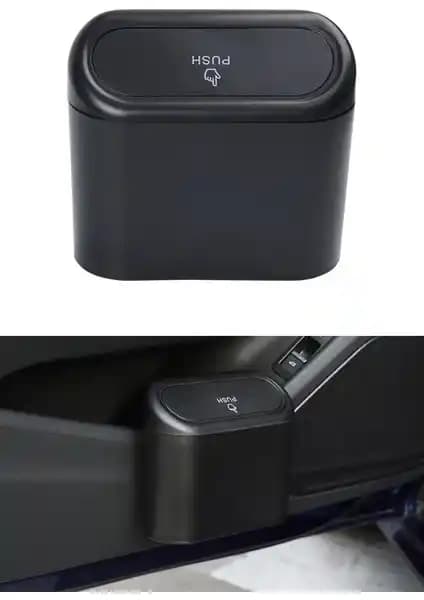 Mega Oto Market Oto Araba Çöp Kutusu: Şık ve Pratik Araç İçi Temizlik Çözümü