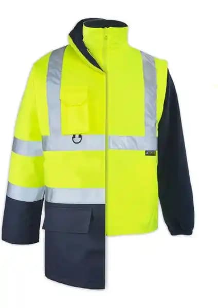 Myform Olympus Max-Breathane Hı-Vıs Two-Tone 5 In 1 Ceket: Çok Yönlü ve Yenilikçi Kış Kıyafeti