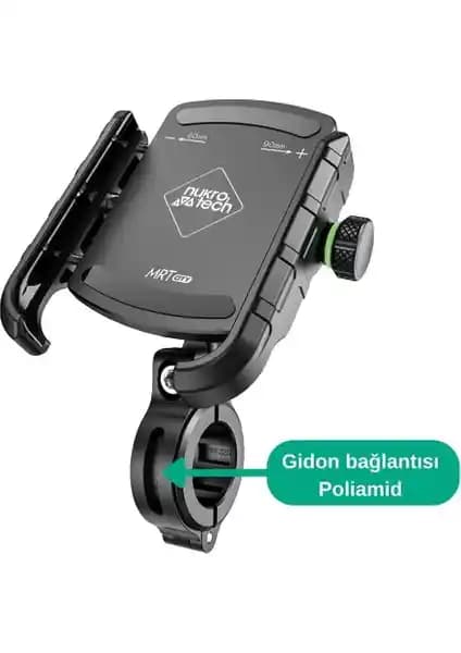 Nukrotech MRT City Motosiklet Telefon Tutucu Güvenli ve Kullanışlı Tasarım