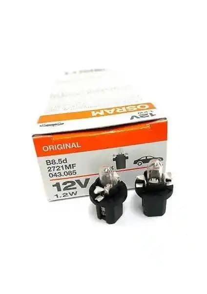 Osram 10 Adet 12V T5 Dipsiz Gösterge Ampulleri Yüksek Kalite ve Güvenilirlik ile