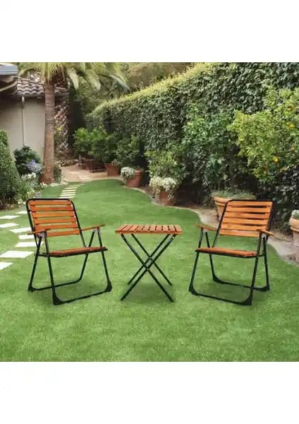 Pratico 3'lü Bistro Masa Sandalye Seti: Modern ve İşlevsel Oturma Çözümü
