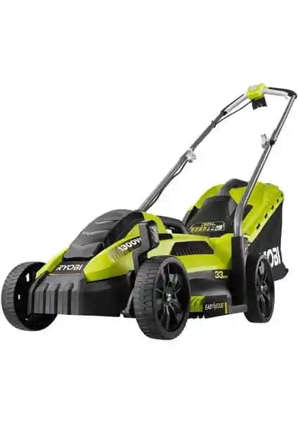 Ryobi RLM13E33S 1300W Elektrikli Çim Biçme Makinesi: Güçlü ve Pratik Bahçe Aracı
