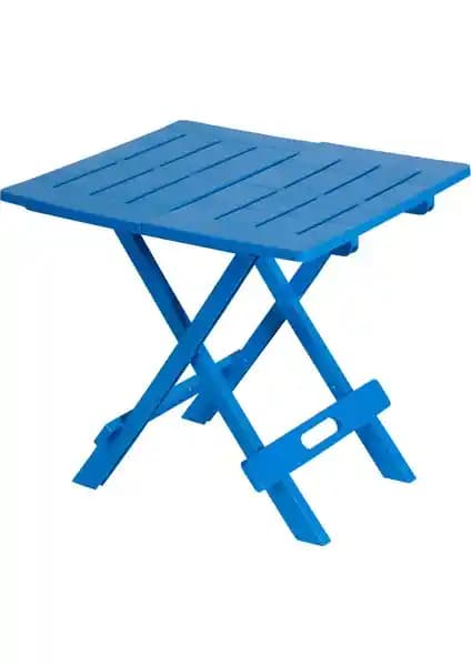 Sabanbaba Plastik Mavi Katlanabilir Piknik Masası: Bahçe ve Ev Kullanımı İçin Pratik Çözüm