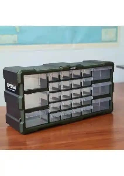 Super-Bag ASR-6004 Yatay Mono Blok Çekmeceli Organizer Detaylı İnceleme ve Kullanım Özellikleri