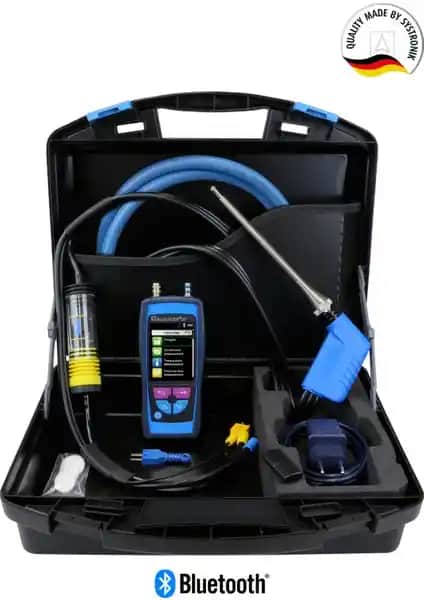 Systronik Bluelyzer ST Allrounder Set: Yüksek Hassasiyetli Baca Gazı Analiz Cihazı