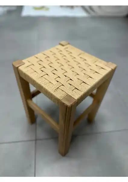 Taburecity Hasır Tabure: Doğal Malzemelerle Modern ve Şık Oturma Çözümü