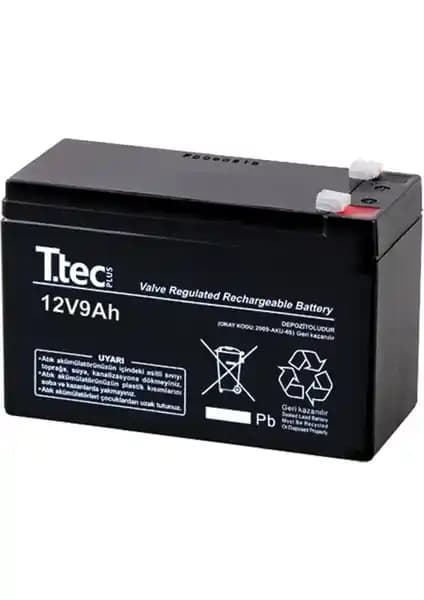 Ttec 12V 9 Ah Bakımsız Kuru Akü: Uzun Ömürlü ve Güvenilir Enerji Kaynağı