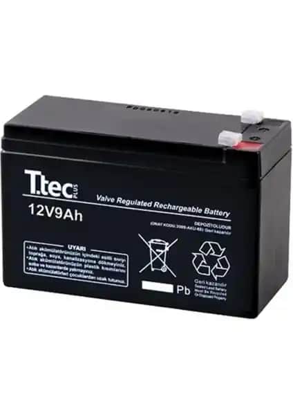 Ttec 12V 9AH Bakımsız Kuru Akü: Yüksek Performans ve Güvenilirlik Sunar