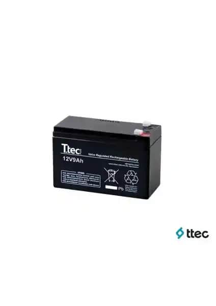 Ttec T.Tec Plus 12V 9Ah Bakımsız Kuru Akü - Güç ve Güvenilirlik İçin Tasarlandı