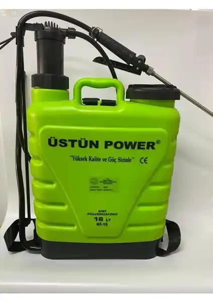 Üstün Power 16 Lt Sırt Pülverizatörü Tarım ve Temizlik İçin Dayanıklı ve Kullanımı Kolay
