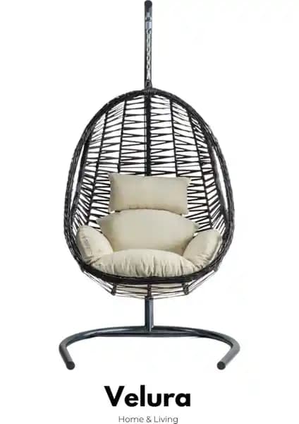 Velura Home & Living Cosmo Bahçe Salıncağı: Estetik ve Dayanıklı Dış Mekan Oturma Ürünü