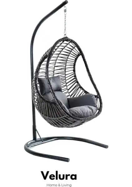 Velura Home & Living Cosmo Bahçe Salıncağı: Estetik ve Konfor Sunan Modern Dış Mekan Tasarımı