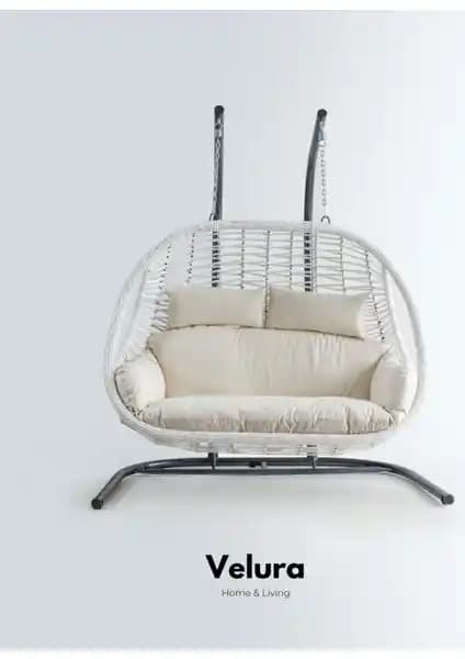 Velura Home & Living Pop Bahçe Salıncağı: Modern ve Dayanıklı Dış Mekan Mobilyası