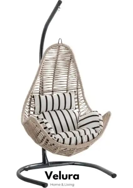 Velura Home & Living Zen Bahçe Salıncağı: Modern Tasarım ve Dayanıklılık Bir Arada