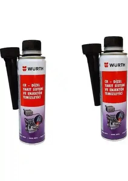Würth 2’li Dizel Enjektör Temizleyici Seti Motor Performansını Optimize Eder ve Yakıt Verimliliğini Artırır