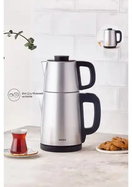 Karaca Tea Break ve Korkmaz Demkolik Elektrikli Çaydanlık Karşılaştırması ve Özellikleri