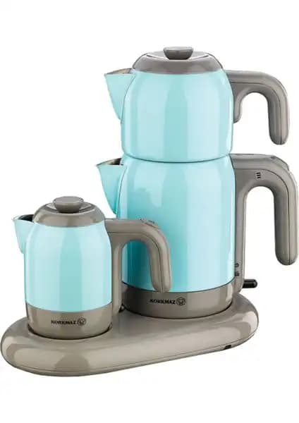 Korkmaz A353-06 Mia ve Korkmaz Çayşef InoxSatin Semaver Karşılaştırması 1