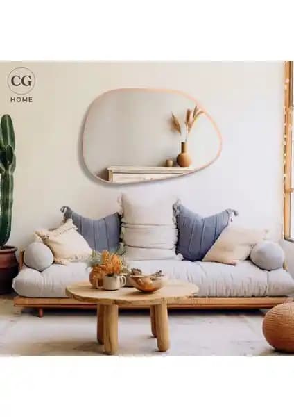Cg Home Asimetrik Aynalar Karşılaştırması 75x55 cm ve 90x50 cm Boyutlarıyla Dekorasyon Seçenekleri
