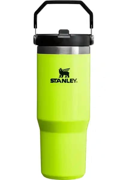 Stanley IceFlow Pipetli ve Flip Straw Termos Karşılaştırması 0.89 L Beyaz ve Renkli Modeller