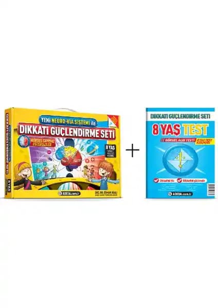 Adeda Neuro Via Dikkati Güçlendirme Setleri 8 ve 9 Yaş Karşılaştırması ve Özellikleri